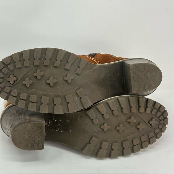 Tamaris Stacked Heel Fleece lined Suede Waterproof Winter Boots - Picture 13 of 13